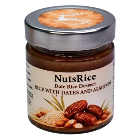 Оризов десерт с фурми и бадеми NutsRice 190 г
